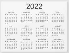 calendar 2022